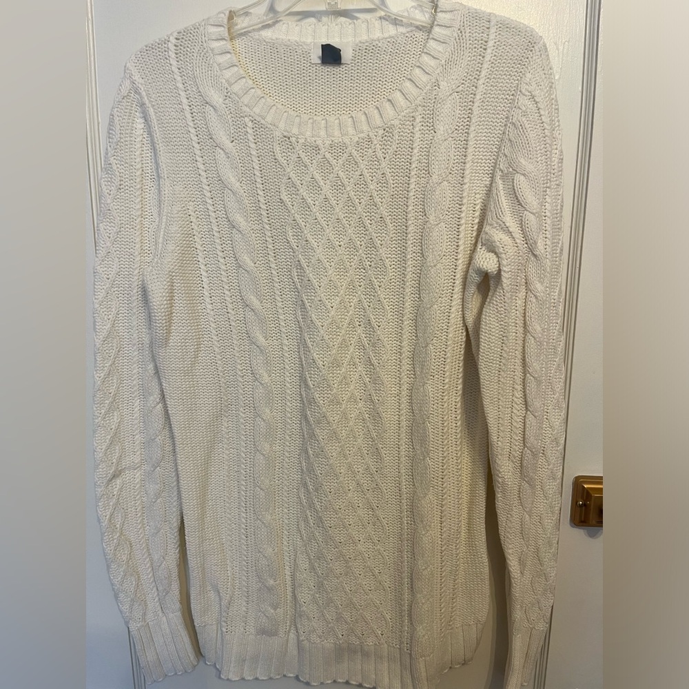 Old Navy cable knit sweater size large tall